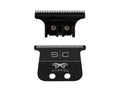 StyleCraft Black Diamond X-Pro Wide Fixed Blade & Black DLC "The One Cutter Trimmer Replacement Blade Set (SC536B)