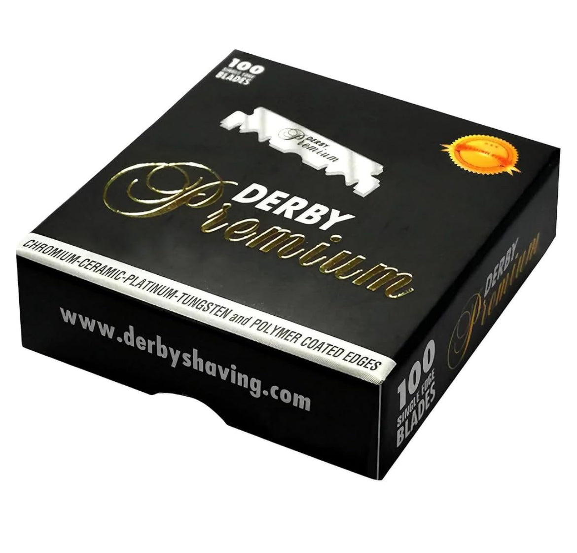 100 Count Derby Premium Disposable Razor Blades